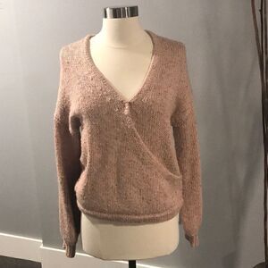 Madewell Faux Wrap Sweater 